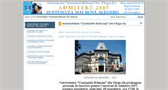 Desktop Screenshot of admitere.utgjiu.ro